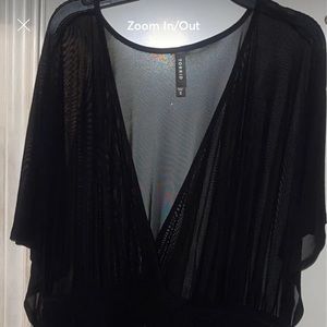 Torrid swimsuit sheer coverup